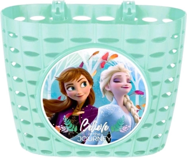 Turkis børnecykelkurv Disney Frozen