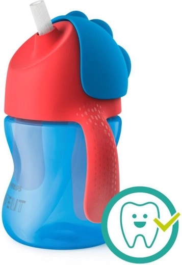 Philips Avent kop med fleksibelt sugerør 200 ml til drenge