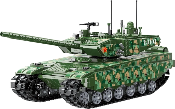 Qman kampzone – hovedkampvogn 99A med detaljeret motormodel