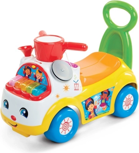 Fisher-Price musikalsk løbecykel gul musiker-parade