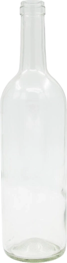Glasflaske til vin 750 ml hvid