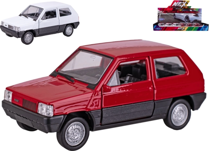 Welly Fiat Panda – metalmodel af bil med optræksdrev
