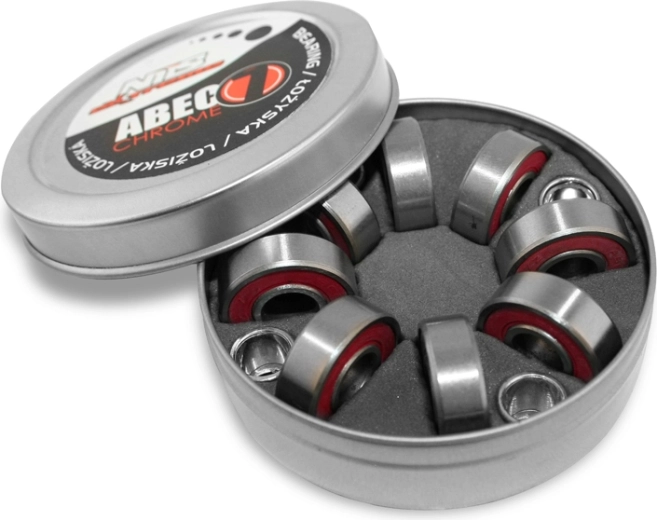 Lejer ABEC 7 RS Chrome NILS Extreme (8 stk)