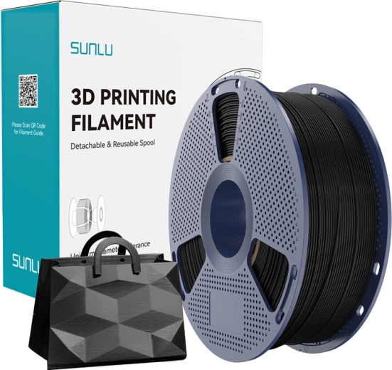 Sunlu TPU Silk filament sort 1,75 mm 1 kg