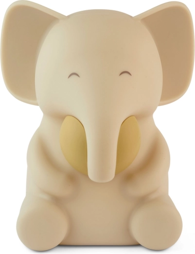 Nuuroo sigge silikone-natlys elefant cremefarvet