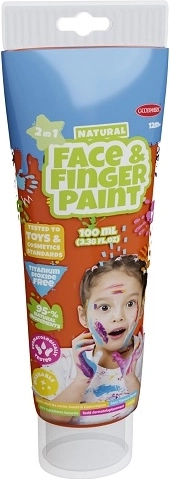 BOTI NATURAL naturlig finger- og ansigtsmaling, orange 100 ml