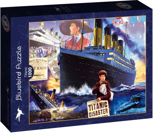 Bluebird puslespil Titanic 1000 brikker