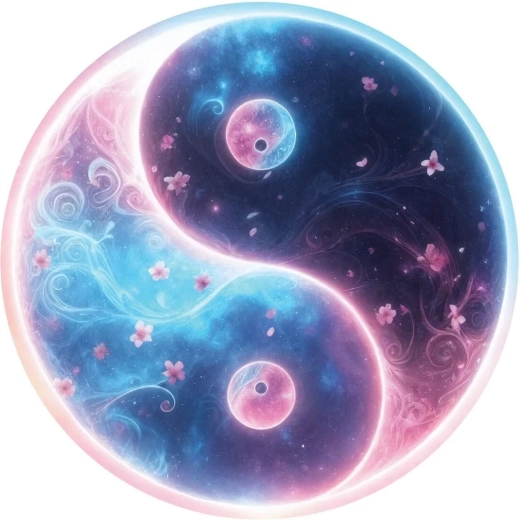 Rundt puslespil Yin og yang 570 brikker