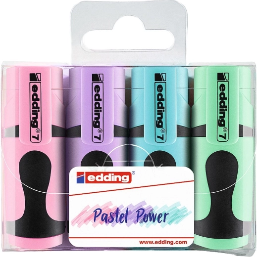 Edding Mini Pastel overstregningstuscher, sæt med 4 stk.