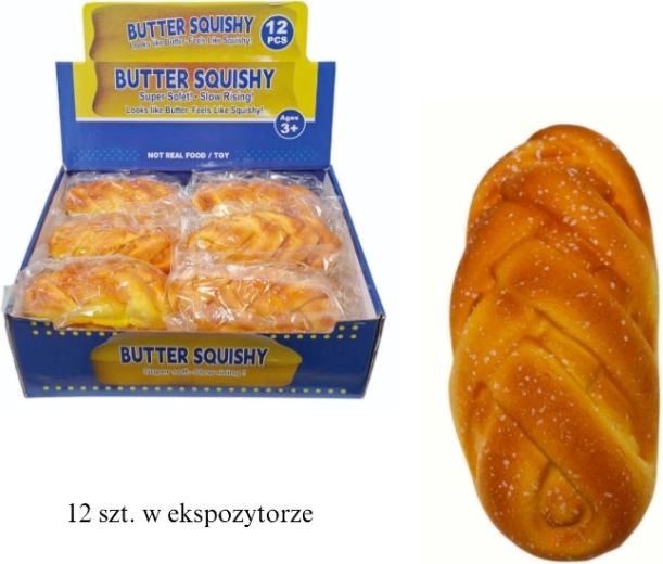 Antistress-klemme-squishy – chałka - 1 stk.