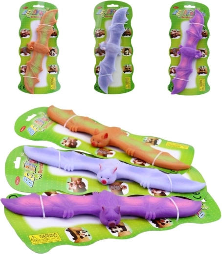 Bøjeligt flagermus-fidget – gummilegetøj 25 cm