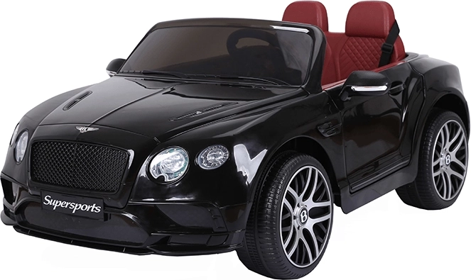 Elektrisk legebil BENTLEY Supersport, sort, 2×6 V 7 Ah, to-motor