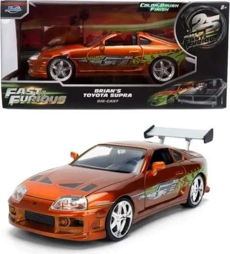 Jada Toys Toyota Supra 1995 jubilæumsudgave Rychle a zběsile i skala 1:24