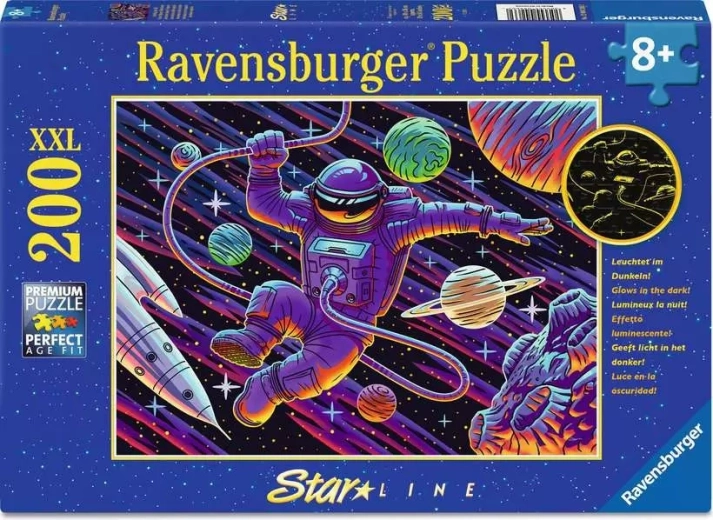 Ravensburger lysende puslespil Rumrejse XXL 200 brikker