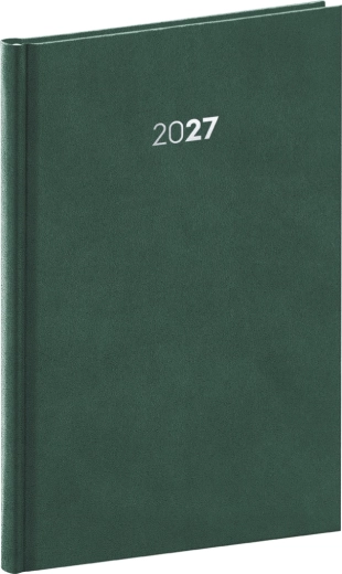 Notique ugentlig kalender Balakon 2027 grøn 15 × 21 cm