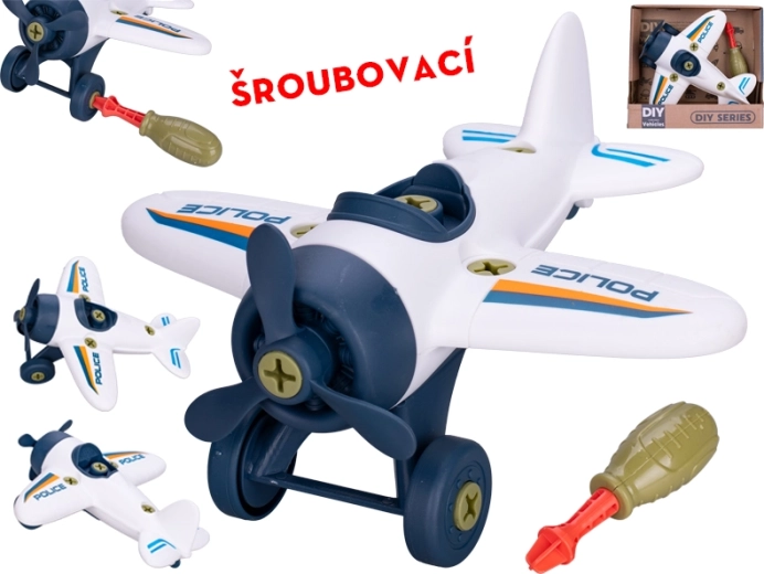 Skru-fly til børn 18 cm med børneskruetrækker