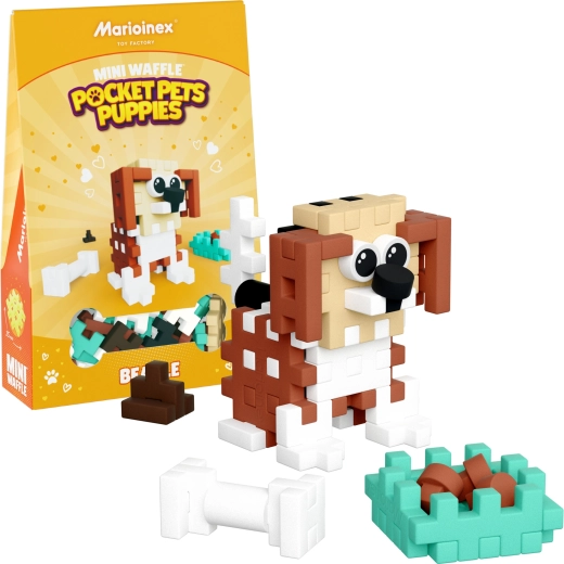 Byggesæt Mini Waffle Pocket Pets – beagle