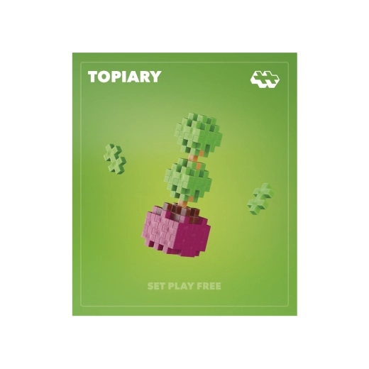 Plus-Plus blomster topiary