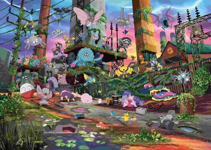 Ravensburger puslespil Pokémon Breakout 2, 1000 brikker