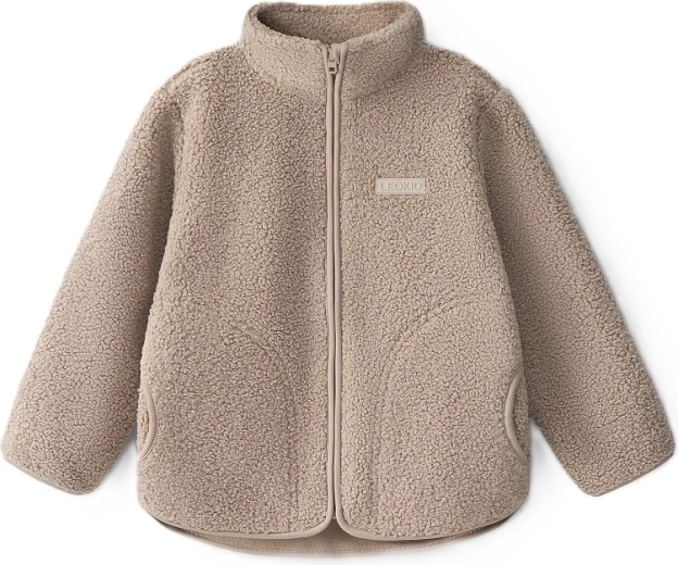 Leokid fleecejakke Theo Almond Milk 122