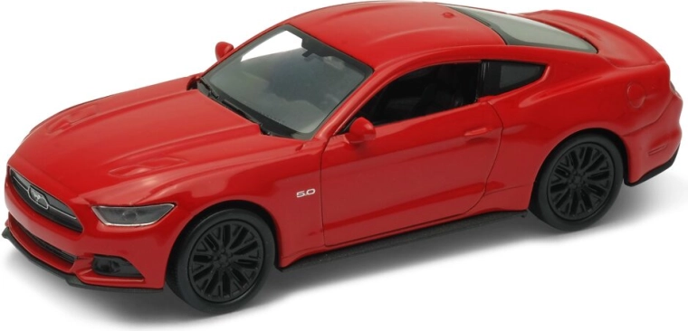 Welly Ford Mustang GT 2015 model 1:34 rød