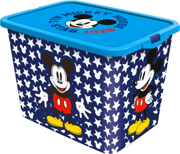 Opbevaringsboks med kliplåg Disney Mickey