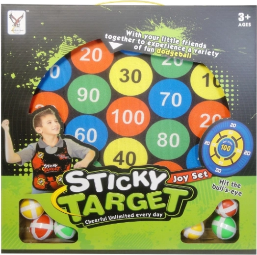 Dartspil til børn med bolde og burrebånd