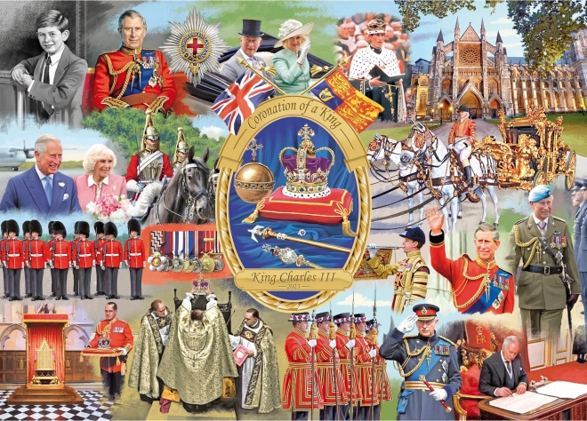 Puslespil Kroning af kongen 1000 brikker