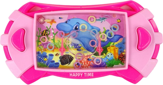 Vandfærdighedsspil Delfin rosa konsol