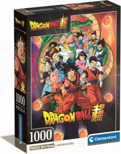 Clementoni puslespil 1000 brikker – Anime DRAGON BALL Compact