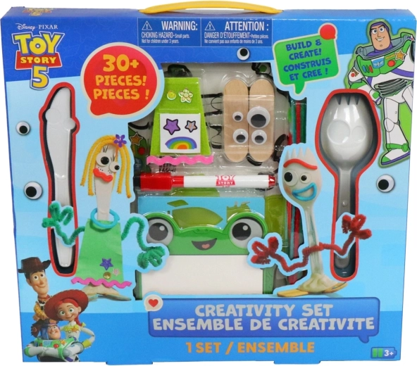 Disney Pixar Toy Story 5 kreativt sæt til at lave figurerne Forky og Karen Beverly