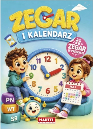 Bog om klokkeslæt og kalender med model