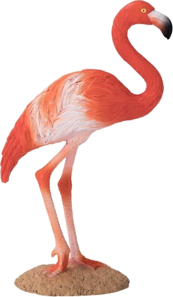 Mojo figur af caribisk flamingo – realistisk plastikmodel
