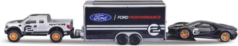 Maisto Design Team Haulers Ford F-150 SVT Raptor og Ford GT Heritage 1:64