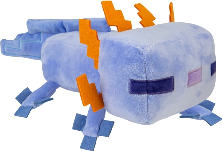 Minecraft plysaxolotl blå 28 cm