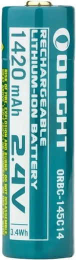 Genopladeligt batteri OLIGHT 14500 2,4 V 1420 mAh til i5R