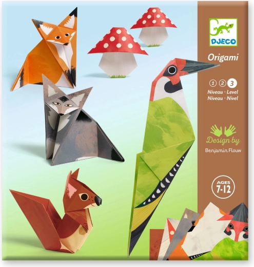 DJECO origami magisk skov
