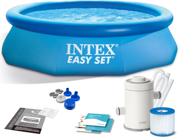 Have-selvbærende pool 305 × 76 cm 3-i-1 INTEX