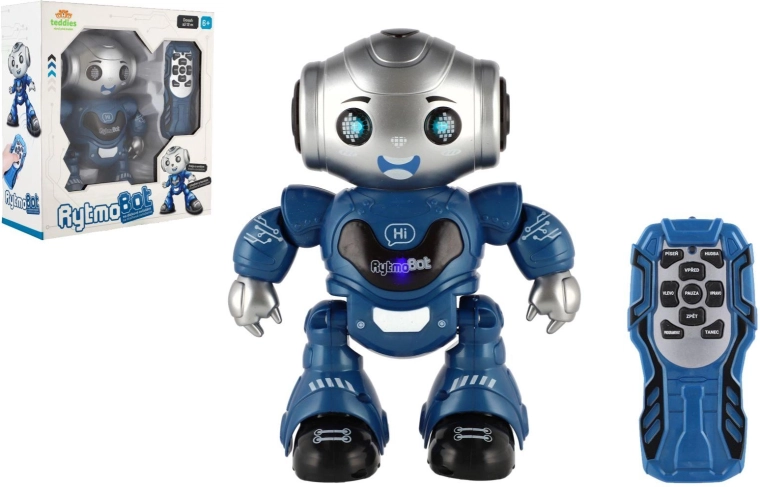 Robot RytmoBot med infrarød fjernstyring med lys og lyd 20 cm