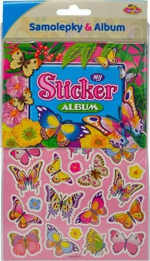 Klistermærkealbum Mit sommerfuglealbum