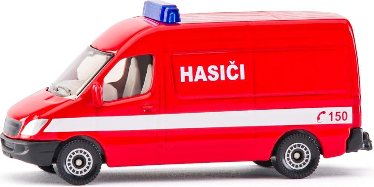 SIKU tjekkisk version brandvæsens varevogn