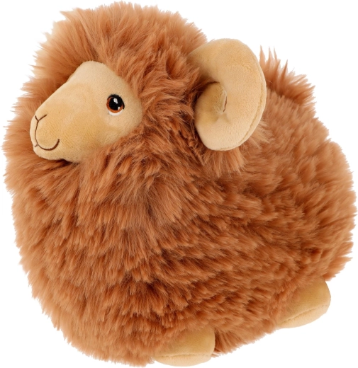 Keel Toys Keeleco brun lammeskind af miljøvenligt plys 18 cm