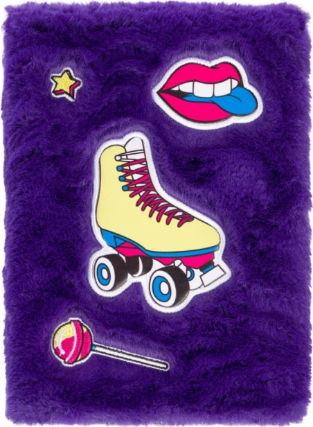 Baagl plysbog Skøjter, linjeret, 148 sider