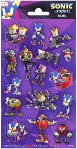 SONIC klistermærker – dekorative stickers til fans