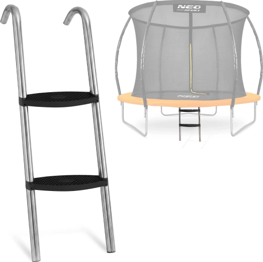 Neo-Sport stige til trampolin 6–8 ft (183–252 cm), 2 trin