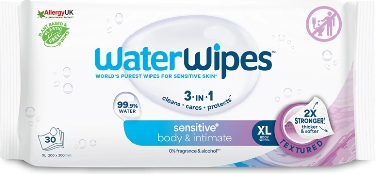 WaterWipes fugtservietter body & intimate 30 stk.