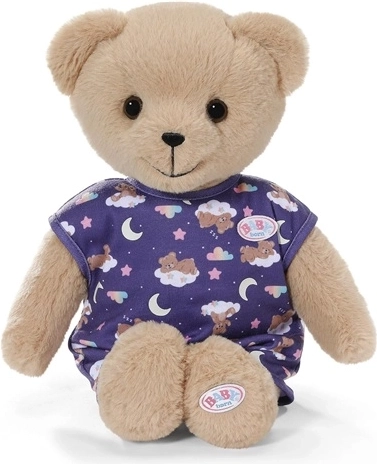 BABY BORN plysbamse med pyjamas
