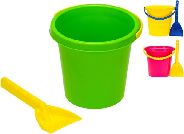 Sandsæt med spand 17 cm og skovl