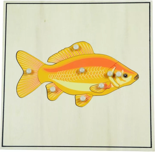 Puzzle med skelet – fisk