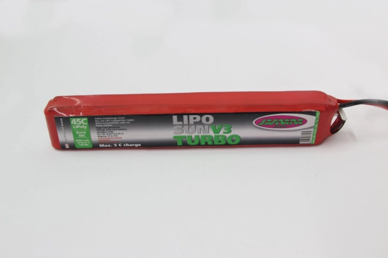 LiPo-batteri LipoSun V3 Turbo 4000 mAh 37 V 45C/80C